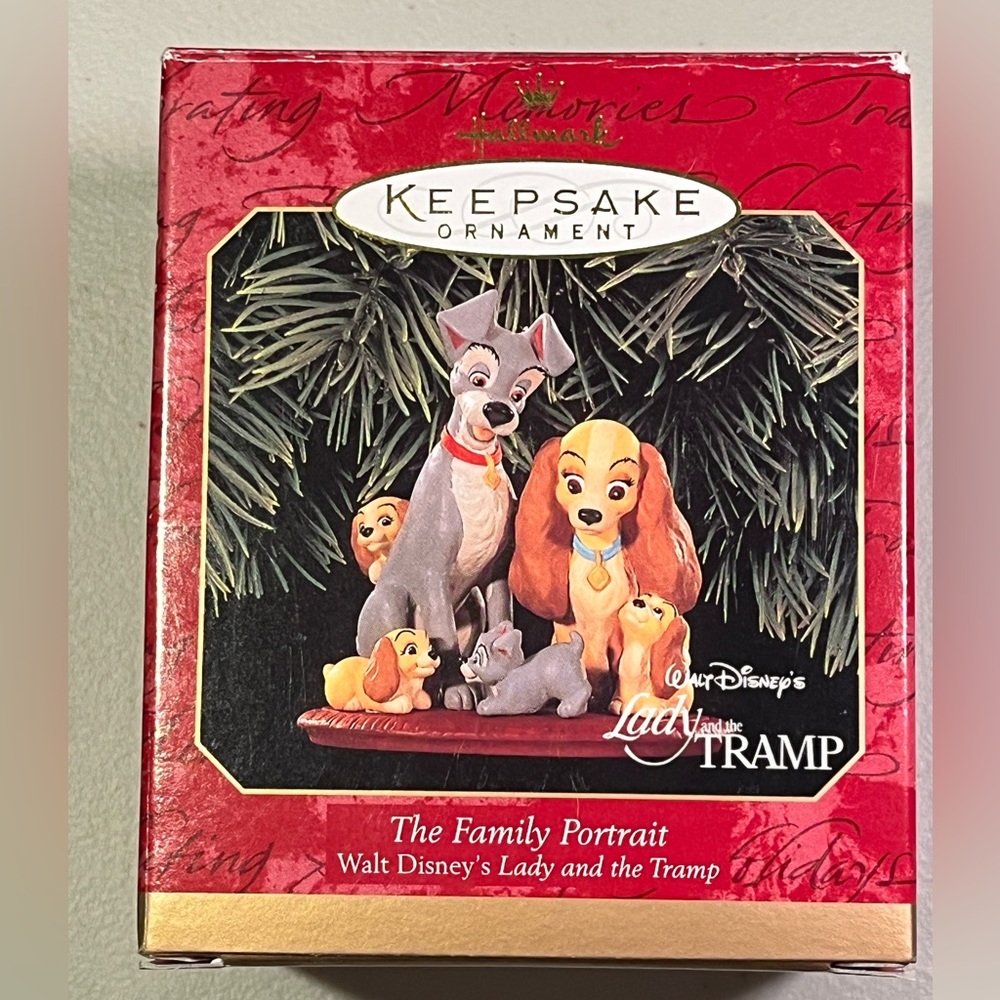 1999 Hallmark The Family Portrait Walt Disney’s Lady and the Tramp